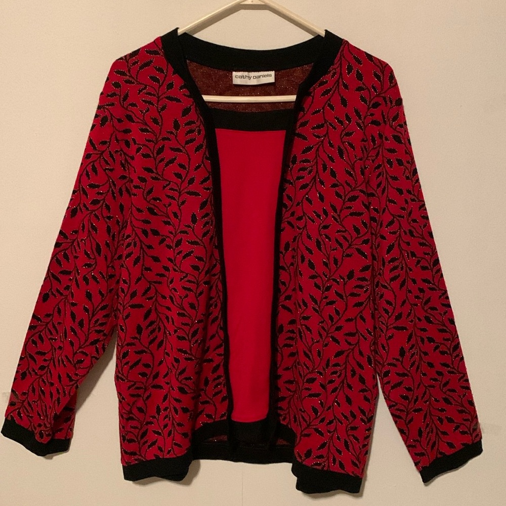 Cathy Daniel’s Shimmery Embellished Sweater